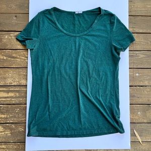 3/$30 H&M Divided Basic T shirt dark teal, L